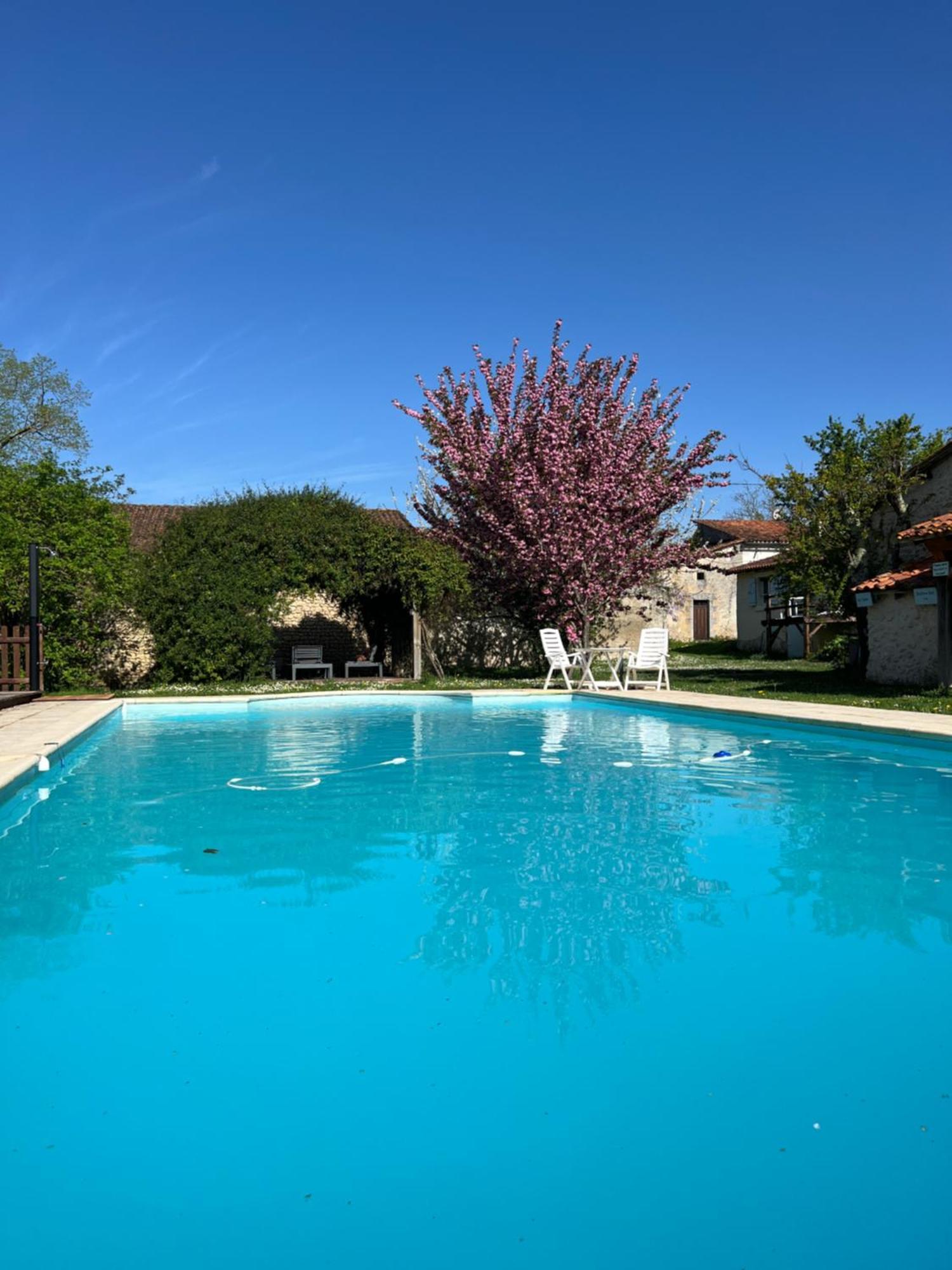Entire Apartment With Swimming Pool Near Aubeterre Saint-Romain  Exteriör bild